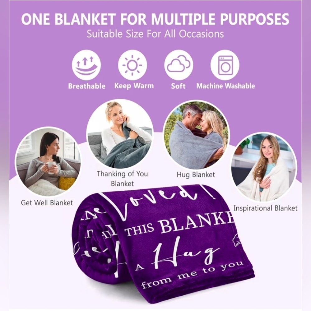 Get Well Gifts for Women After Surgery - Hug Blanket - Thinking of You Gift. - Picture 5 of 8